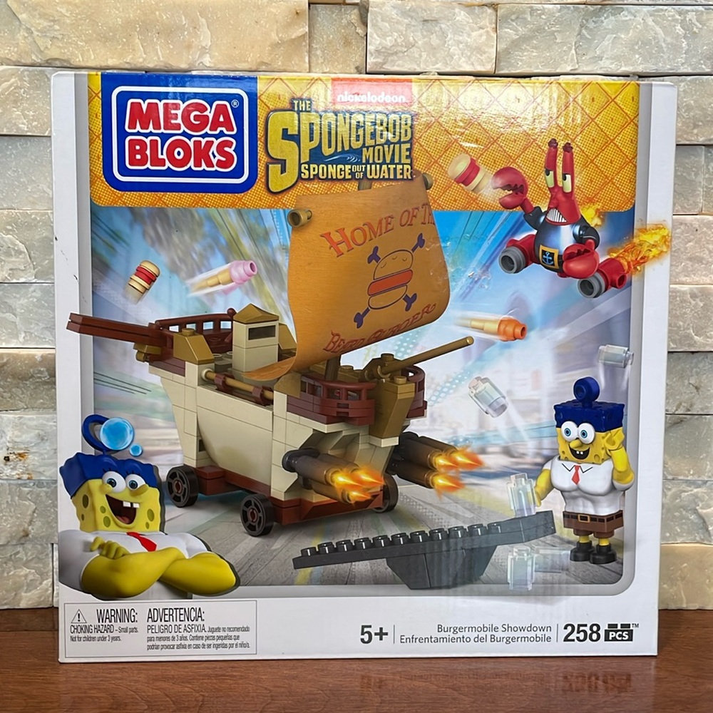 SpongeBob Sponge Out Of Water Burgermobile NEW